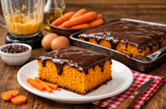Bolo de Cenoura de Liquidificador Simples: O Segredo do Bolo Fofinho e Barato