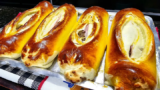 Baguete Recheada com Queijo e Carne