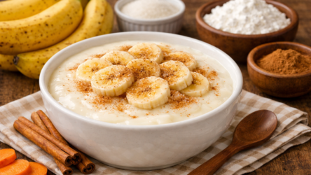 Mingau de Maizena com Banana: Receita Rápida, Cremosa e Muito Barata