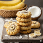 Biscoitos de Banana e Coco
